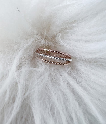 Mini Twist Stack Ring