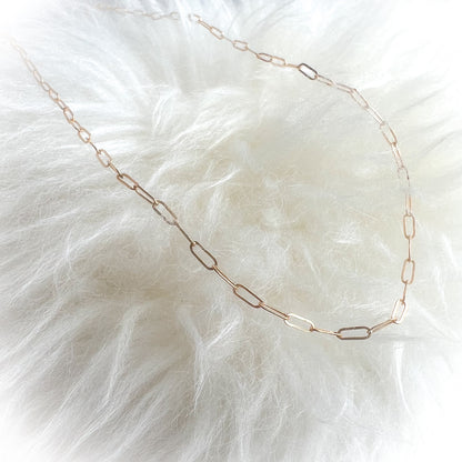 Linked Paperclip Necklace