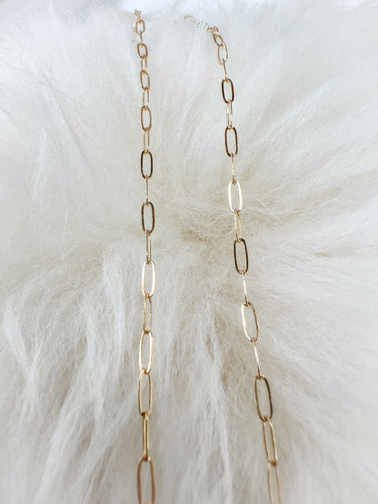 Linked Paperclip Necklace